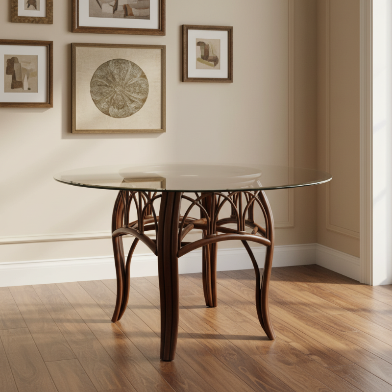Alexander & Sheridan Cuba Rattan Indoor Dining Table