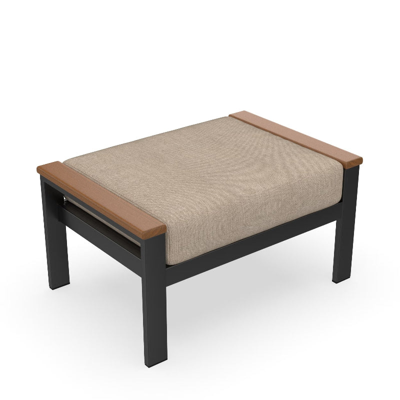 Forever Patio Hanover Aluminum Outdoor Rectangular Ottoman