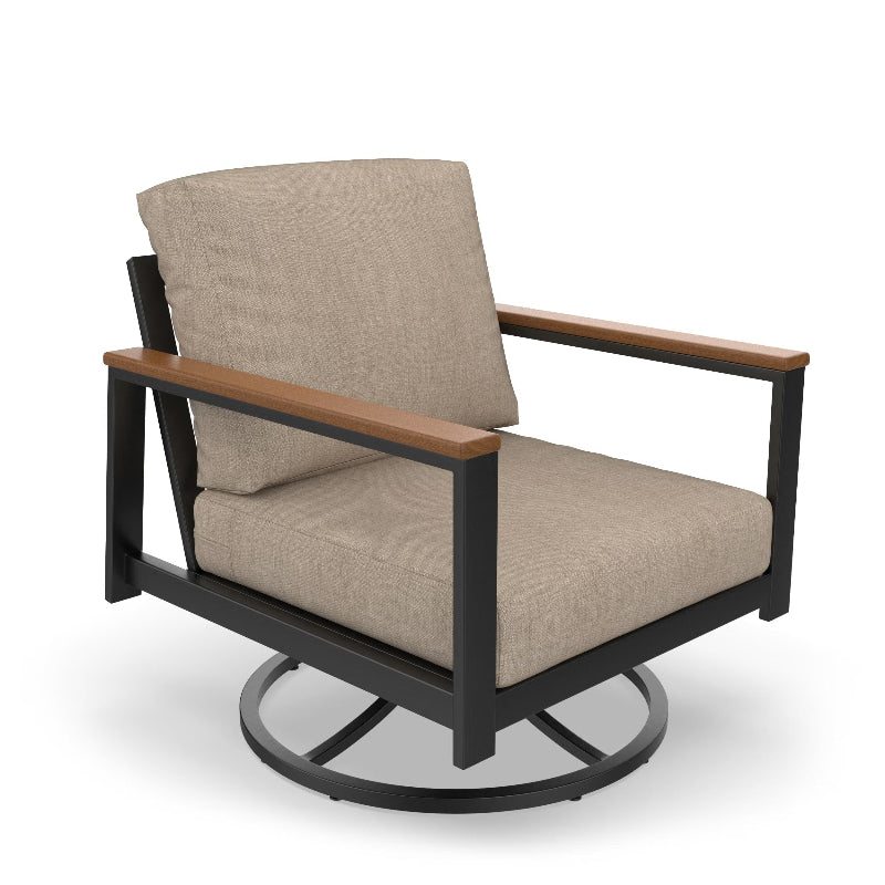 Forever Patio Hanover Aluminum Outdoor Swivel Rocking Chair