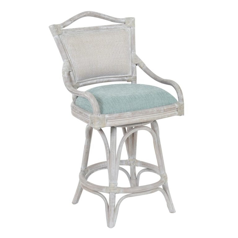 Alexander & Sheridan Serengeti 24â€³ Indoor Swivel Bar Stool
