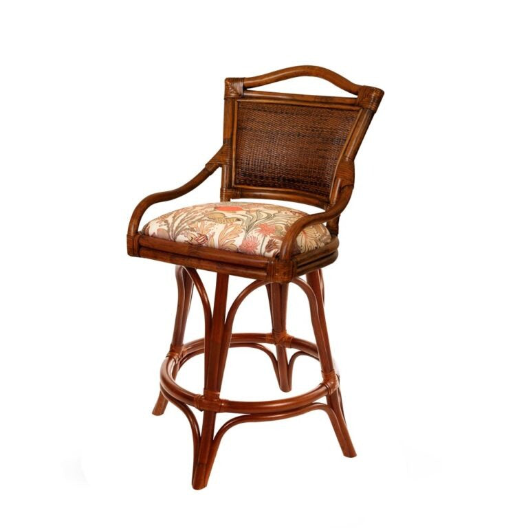 Alexander & Sheridan Serengeti 24â€³ Indoor Swivel Bar Stool