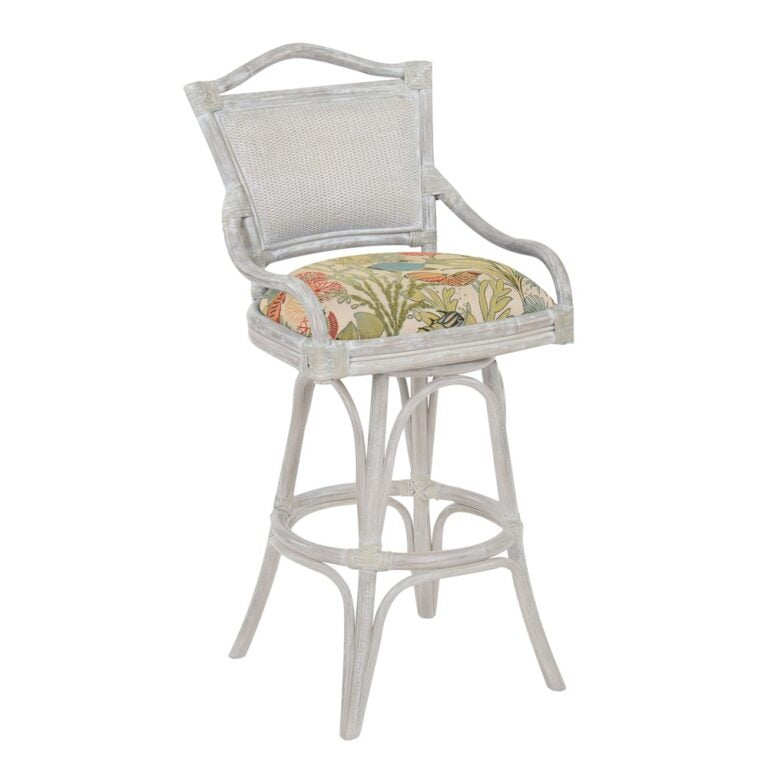 Alexander & Sheridan Serengeti 30â€³ Indoor Swivel Barstool