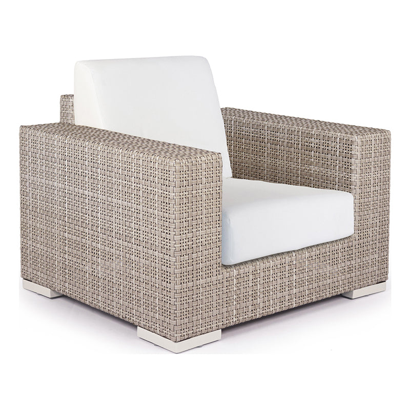 Skyline Design Paloma Wicker Outdoor Armchair with Ottoman