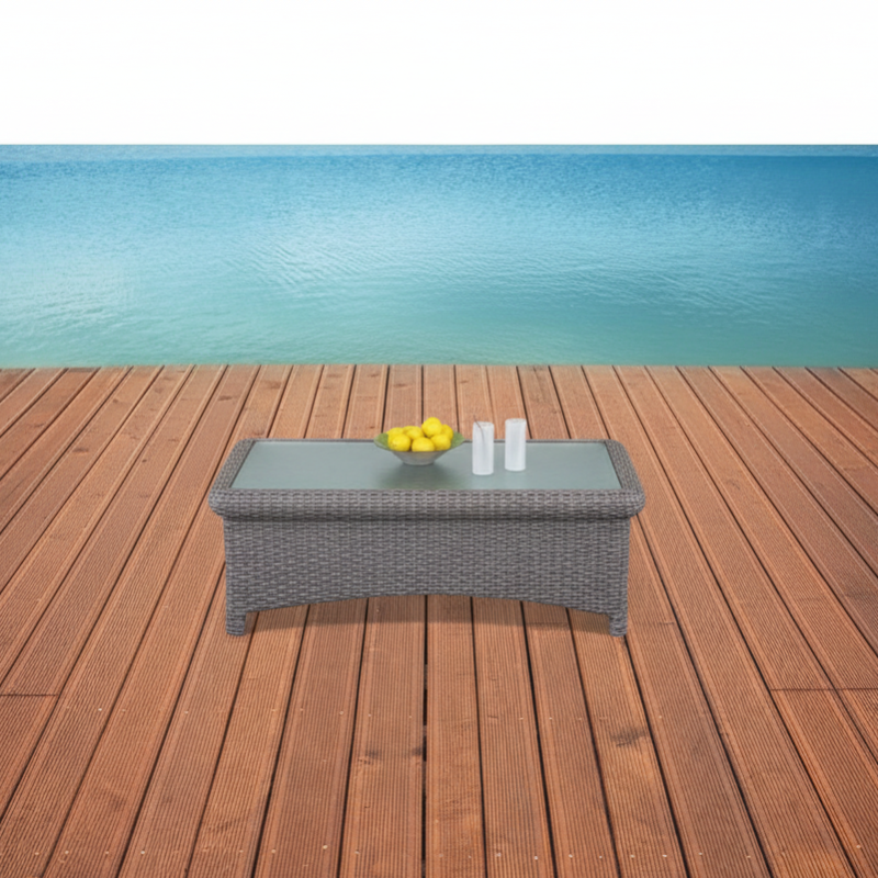 South Sea Rattan Saint Tropez Wicker Outdoor Coffee Table