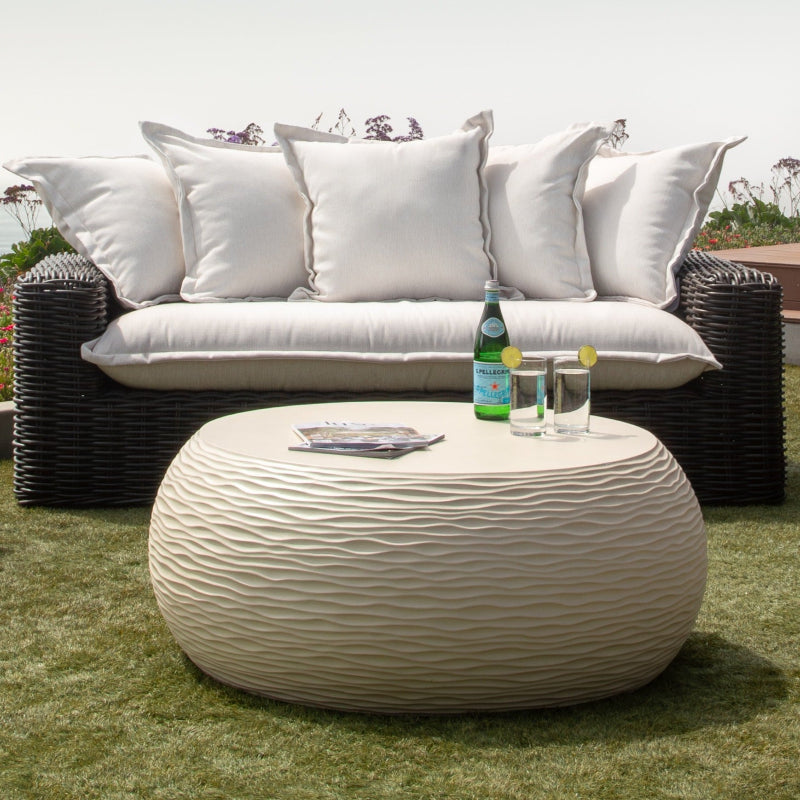 Sunset West Dune Concrete Outdoor Coffee Table