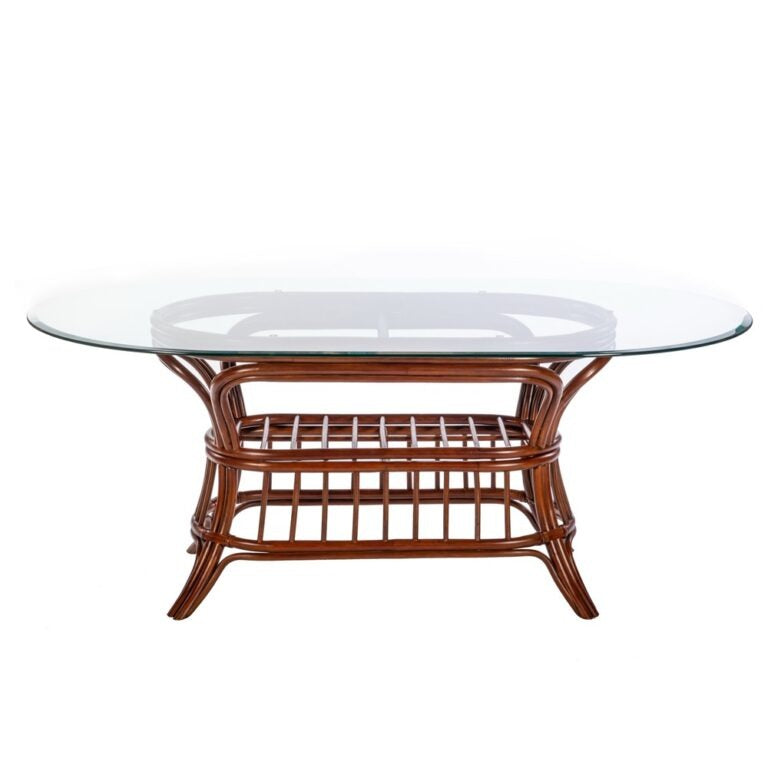 Alexander & Sheridan Universal Rattan Indoor Oval Dining Table