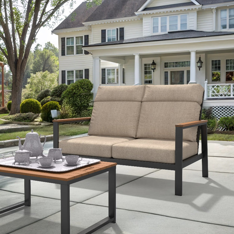 NorthCape International Windsor Aluminum Outdoor Loveseat