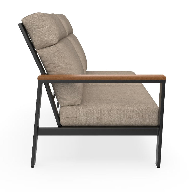 NorthCape International Windsor Aluminum Outdoor Sectional Right Arm Loveseat