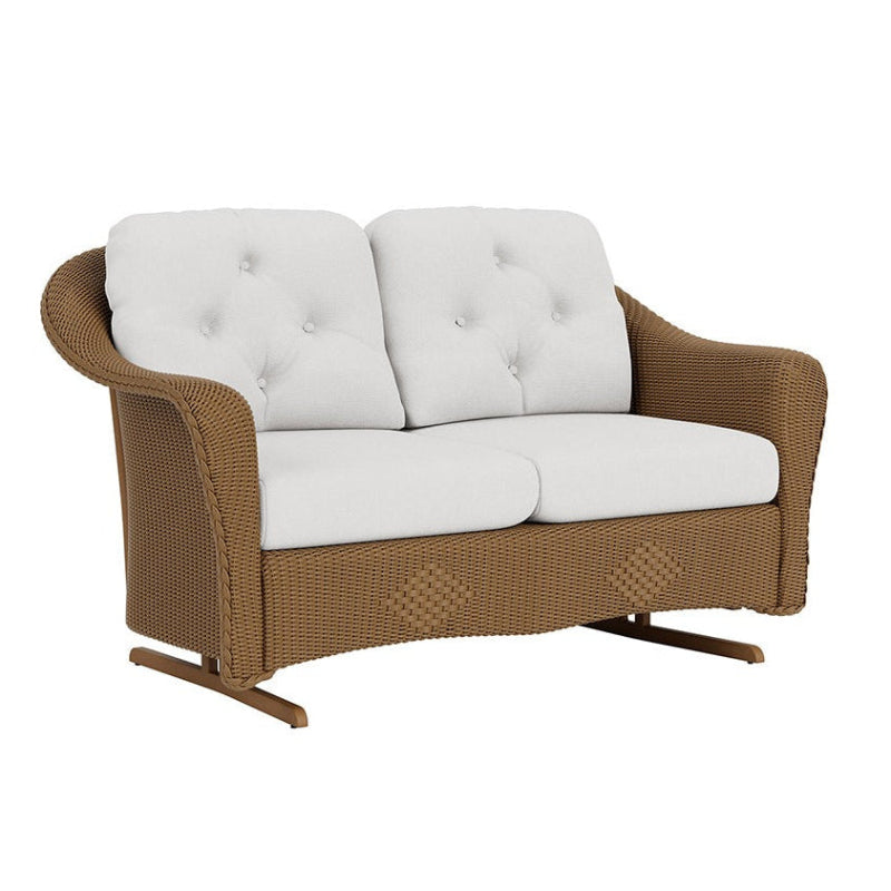 Lloyd Flanders Reflections Wicker Outdoor Loveseat Glider