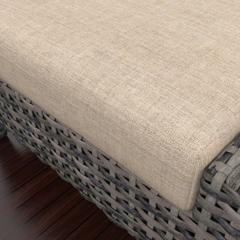 Forever Patio Cavalier Wicker Outdoor Rectangular Ottoman