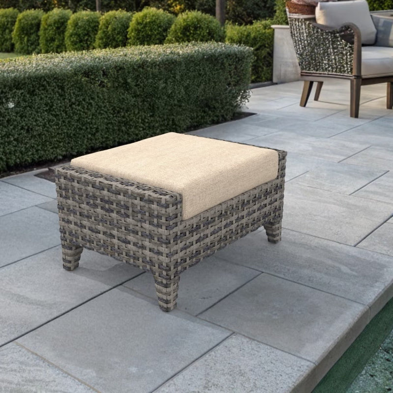 Forever Patio Cavalier Wicker Outdoor Rectangular Ottoman