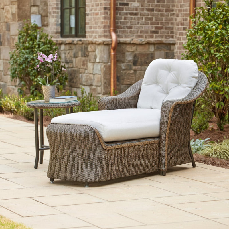 Lloyd Flanders Reflections Wicker Outdoor Day Chaise Lounge