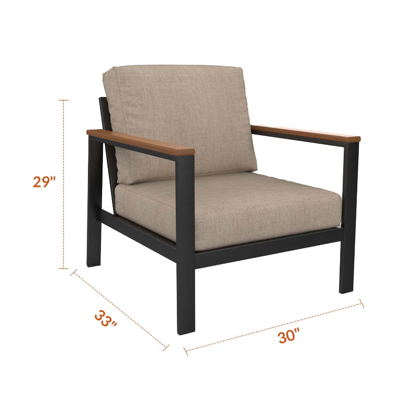 Forever Patio Hanover Aluminum Outdoor Lounge Chair