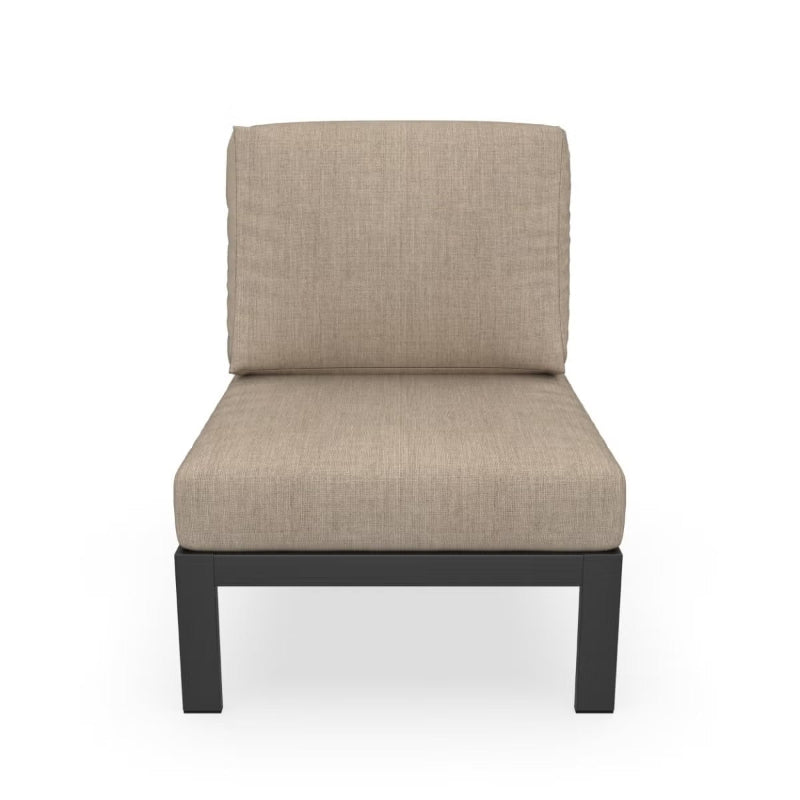 Forever Patio Hanover Aluminum Wicker Outdoor Sectional Middle Chair