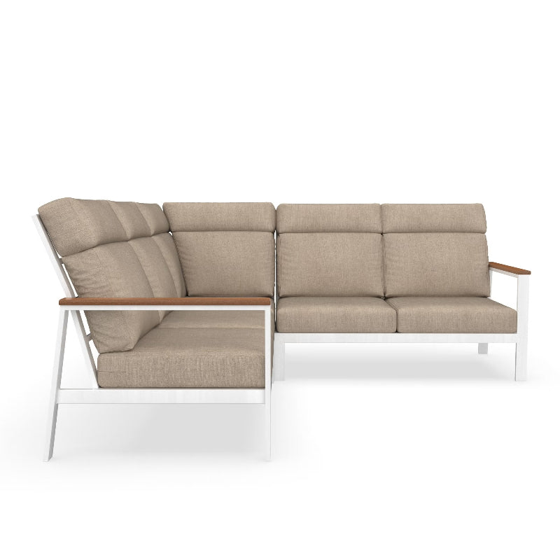 NorthCape International Ashford Aluminum Outdoor 5-Person Sectional Patio Set