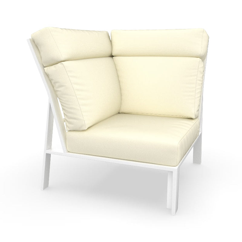 NorthCape International Ashford Aluminum Outdoor Sectional 90 Degree Corner Chair