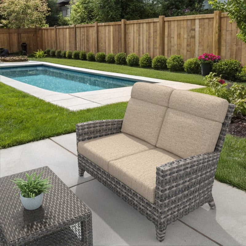 Forever Patio Cavalier Wicker Outdoor Loveseat
