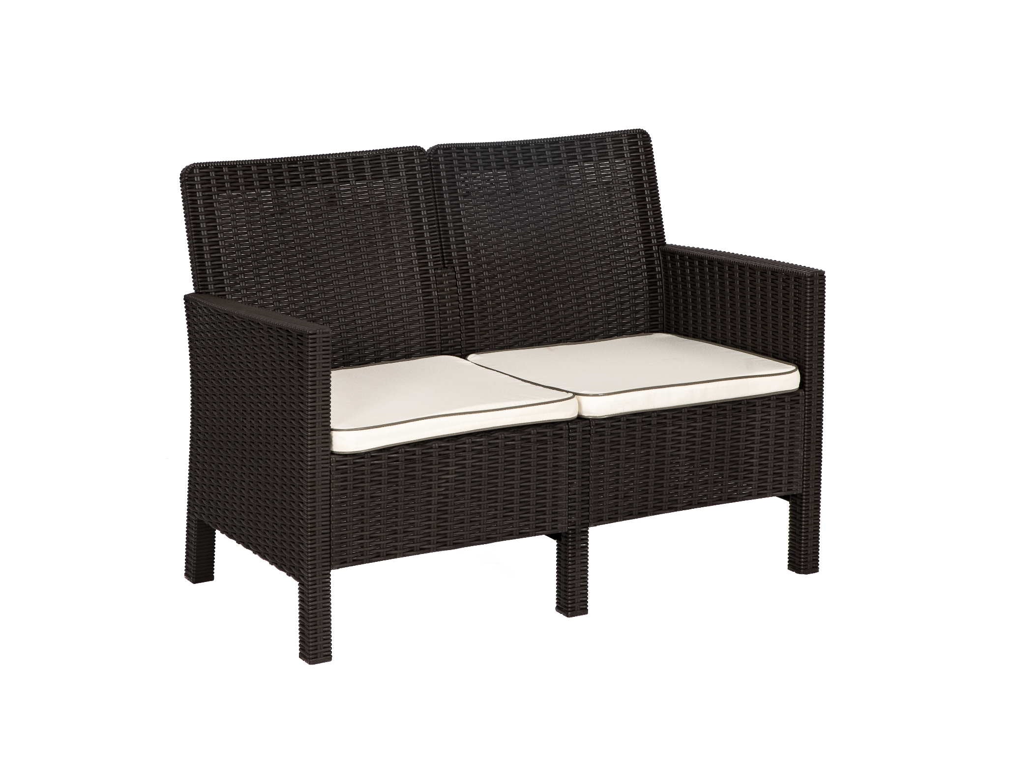 Rainbow Outdoor Nova Polypropylene Loveseat With Cushions