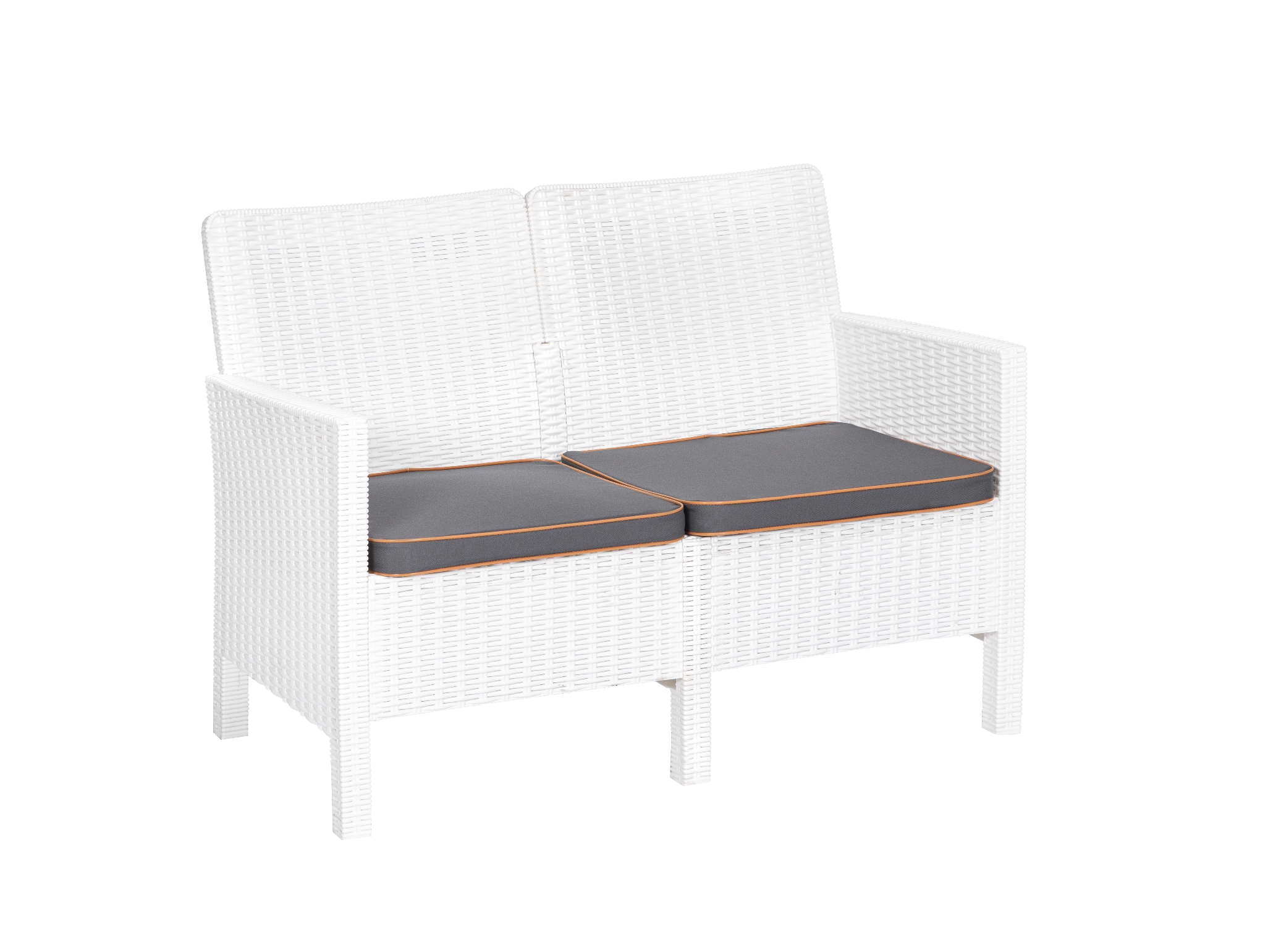 Rainbow Outdoor Nova Polypropylene Loveseat With Cushions