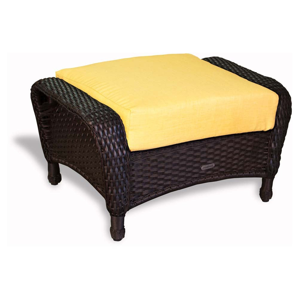 Tortuga Outdoor Sea Pines Resin Wicker Ottoman