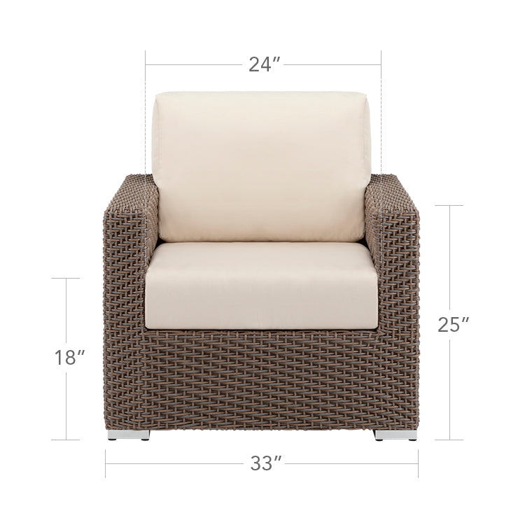 Source Furniture Lucaya Resin Wicker Lounge Chair