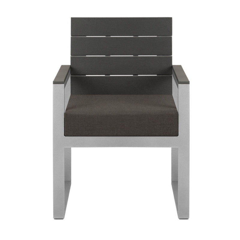 DecoScape Modera Aluminum Outdoor Dining Arm Chair