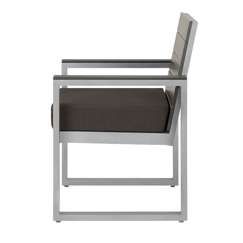 DecoScape Modera Aluminum Outdoor Dining Arm Chair