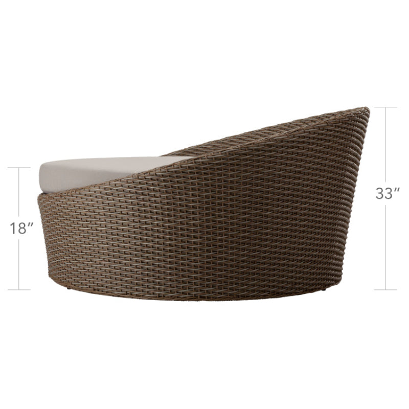 DecoScape Moon Aluminum Outdoor Daybed