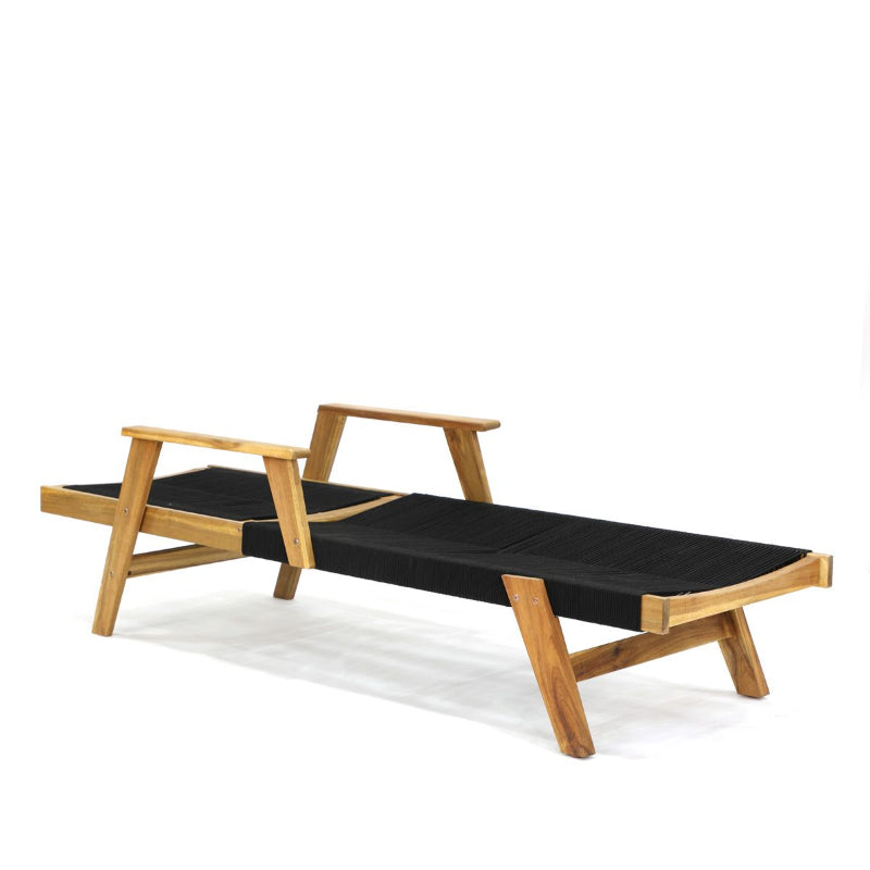 Panama Jack Laguna Acacia Wood Outdoor Chaise Lounge
