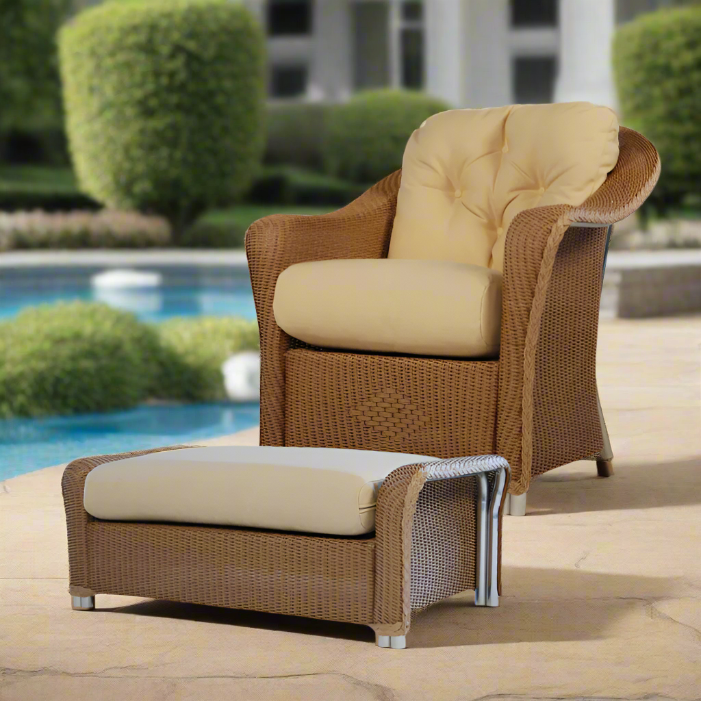 Lloyd Flanders Reflections Comfort Duo – Lounge Chair + Ottoman