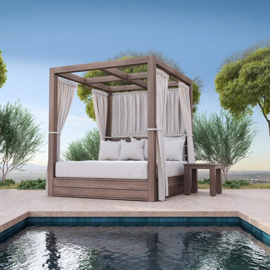 Sunset West Laguna Aluminum Outdoor End Table