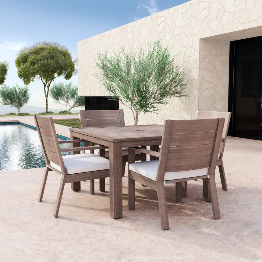 Sunset West Laguna Aluminum Outdoor 48" Square Table