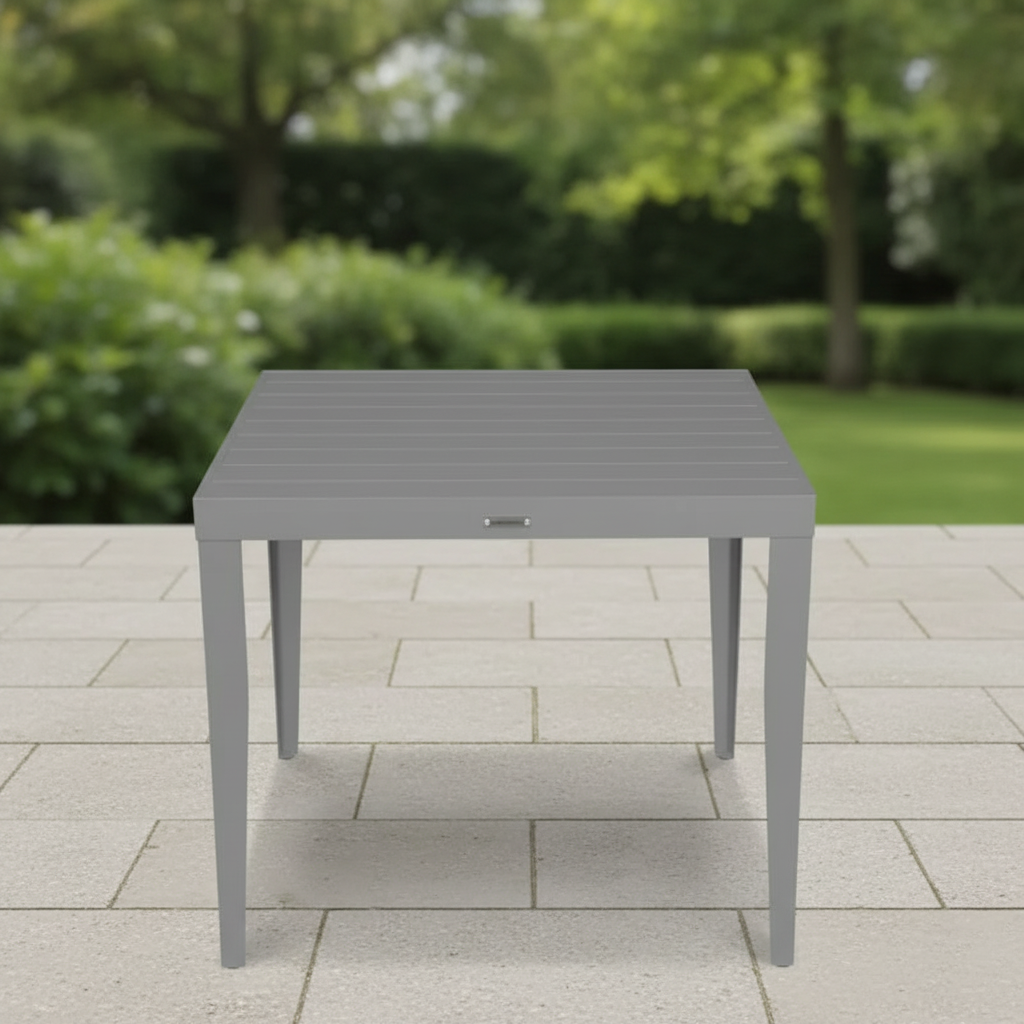 DecoScape South Beach Aluminum Outdoor Square Dining Table