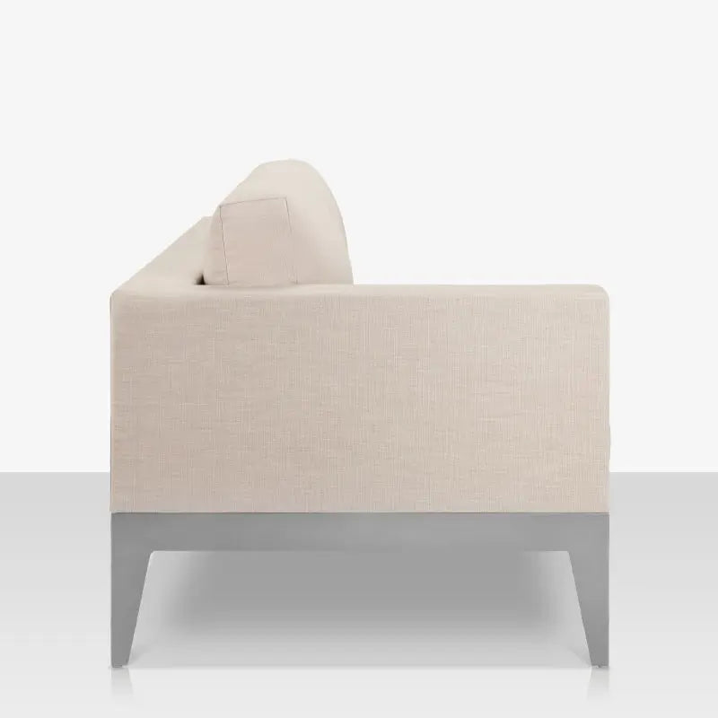 DecoScape South Beach Aluminum Outdoor Left Arm Loveseat