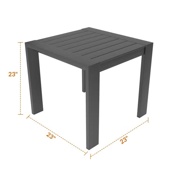 NorthCape International St Croix Aluminum Outdoor End Table