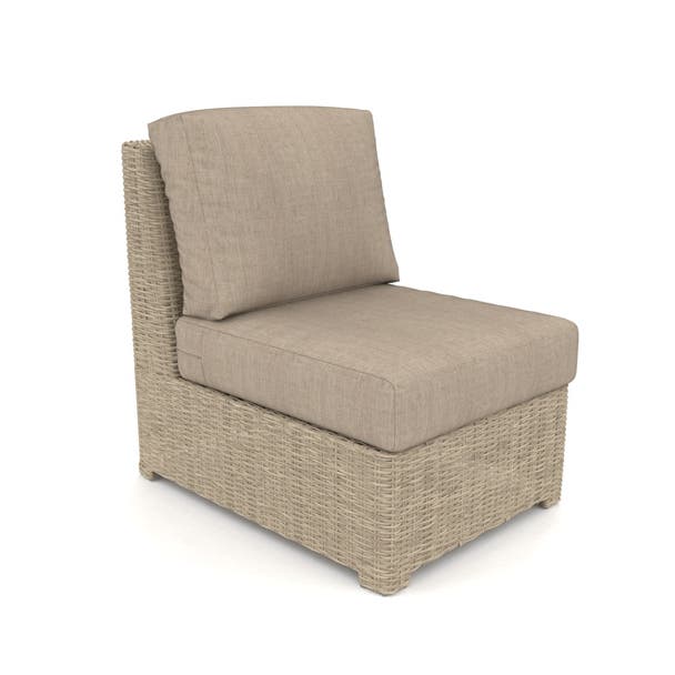 NorthCape International Terraza Wicker Outdoor Sectional Middle Chair