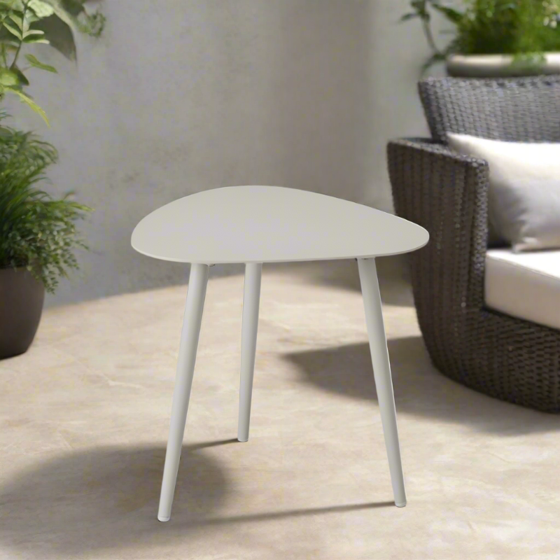 DecoScape Vines Aluminum Outdoor Large Square End Table