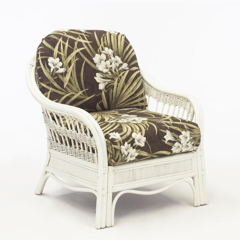 South Sea Rattan Bermuda Wicker Indoor Lounge Chair