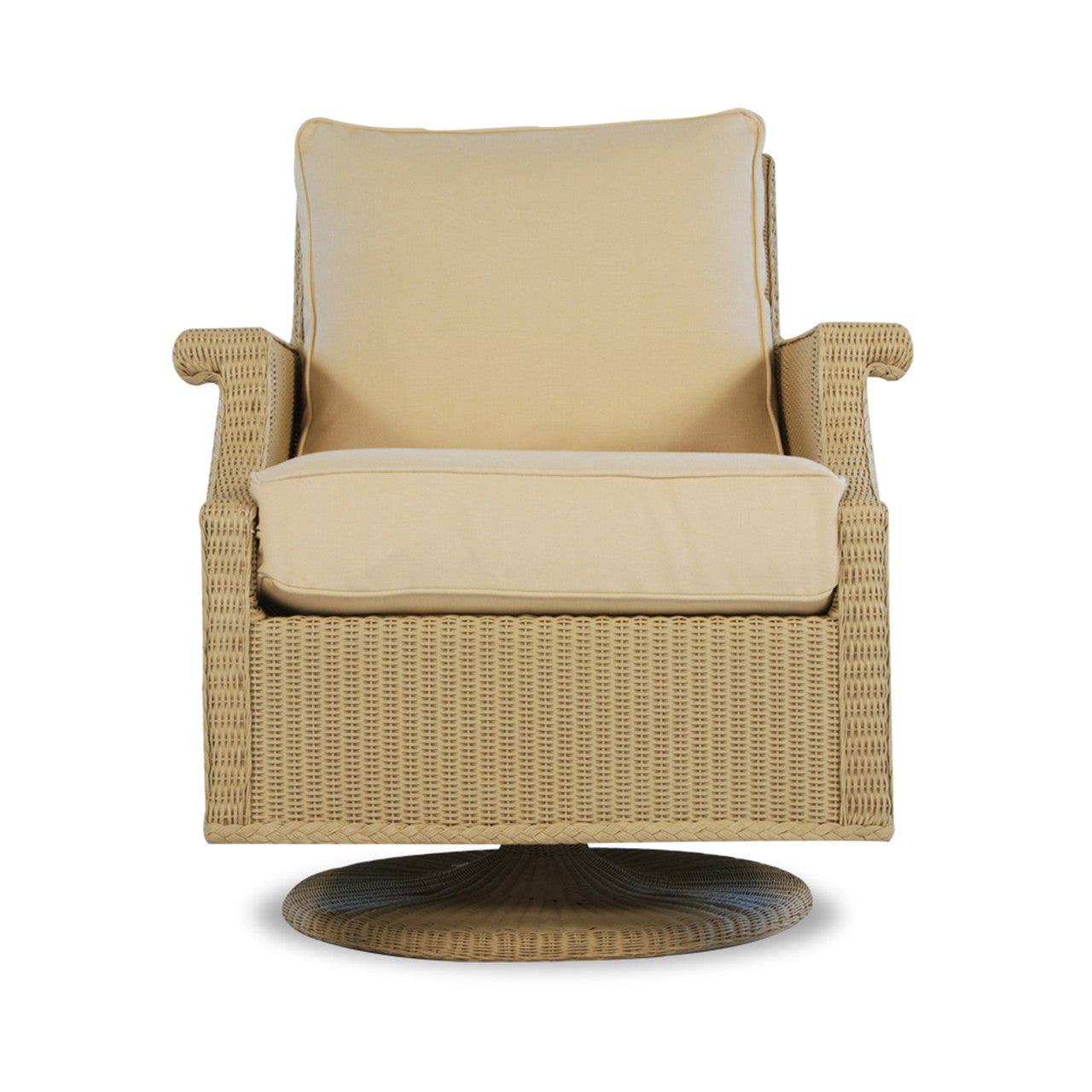 Lloyd Flanders Hamptons  Wicker Swivel Rocker Lounge Chair