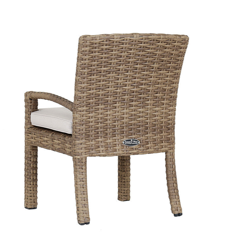 Sunset West Havana Wicker Outdoor Dining Chair