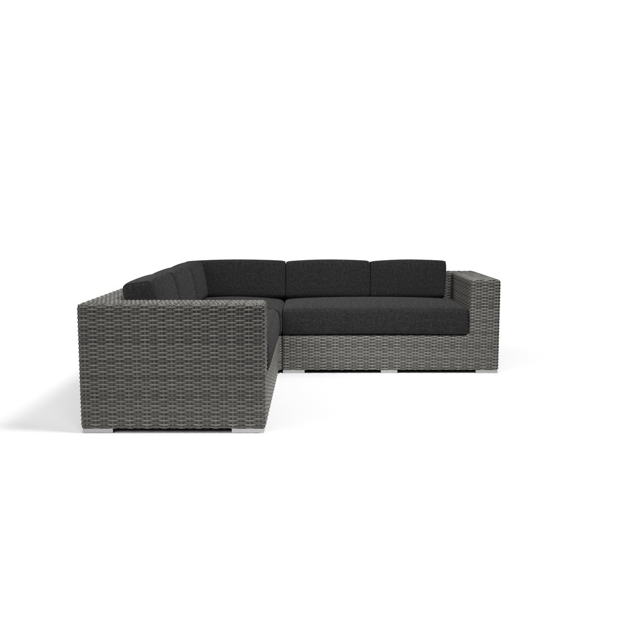 Sunset West Emerald II Sectional With Cushions
