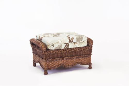 Replacement Cushions for South Sea Rattan Autumn Morning Ottoman
