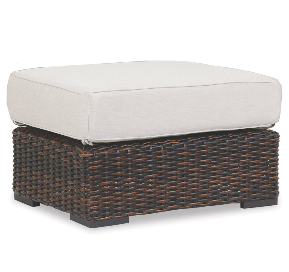Sunset West Montecito Wicker Outdoor Ottoman