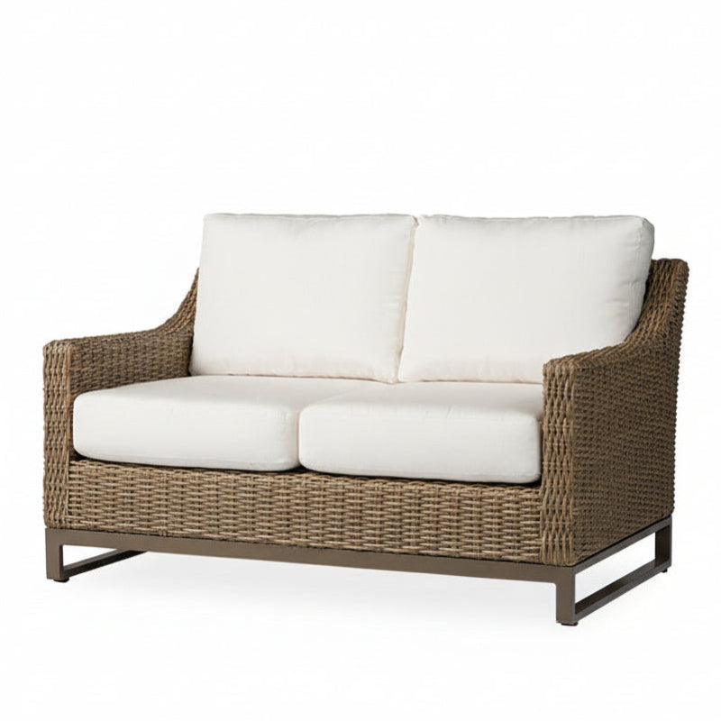 Lloyd Flanders Milan Woven Vinyl Outdoor Loveseat