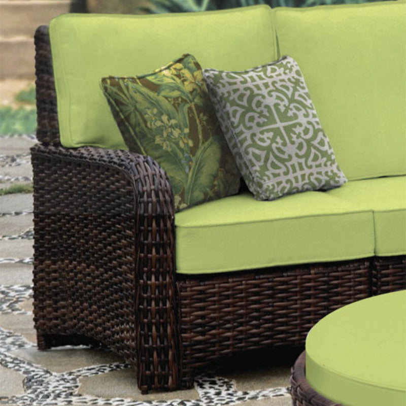 South Sea Rattan Saint Tropez Wicker Outdoor Left Arm Lounge Chair