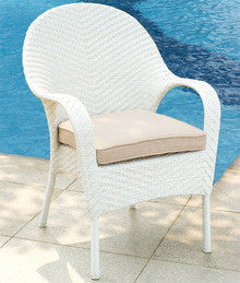 Replacement Cushions for South Sea Rattan Bahia Bistro Dining Arm Chair