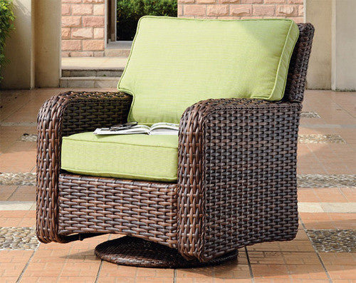 Replacement Cushions for South Sea Rattan Saint Tropez Wicker Swivel Glider