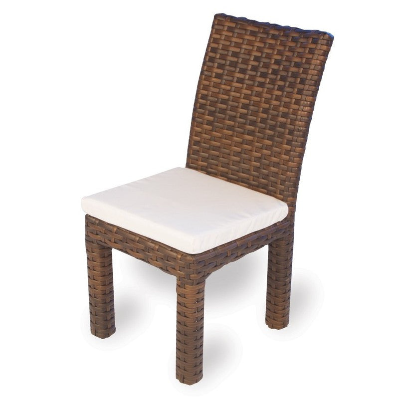 Lloyd Flanders Contempo Wicker Armless Dining Side Chair