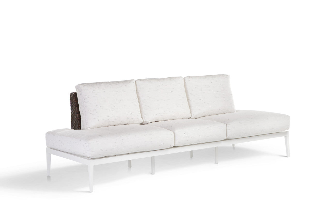 South Sea Rattan Stevie Wicker Sofa With Wrap Around Cushions