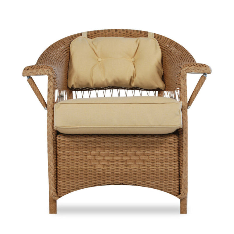 Lloyd Flanders Nantucket Wicker Outdoor Dining Armchair